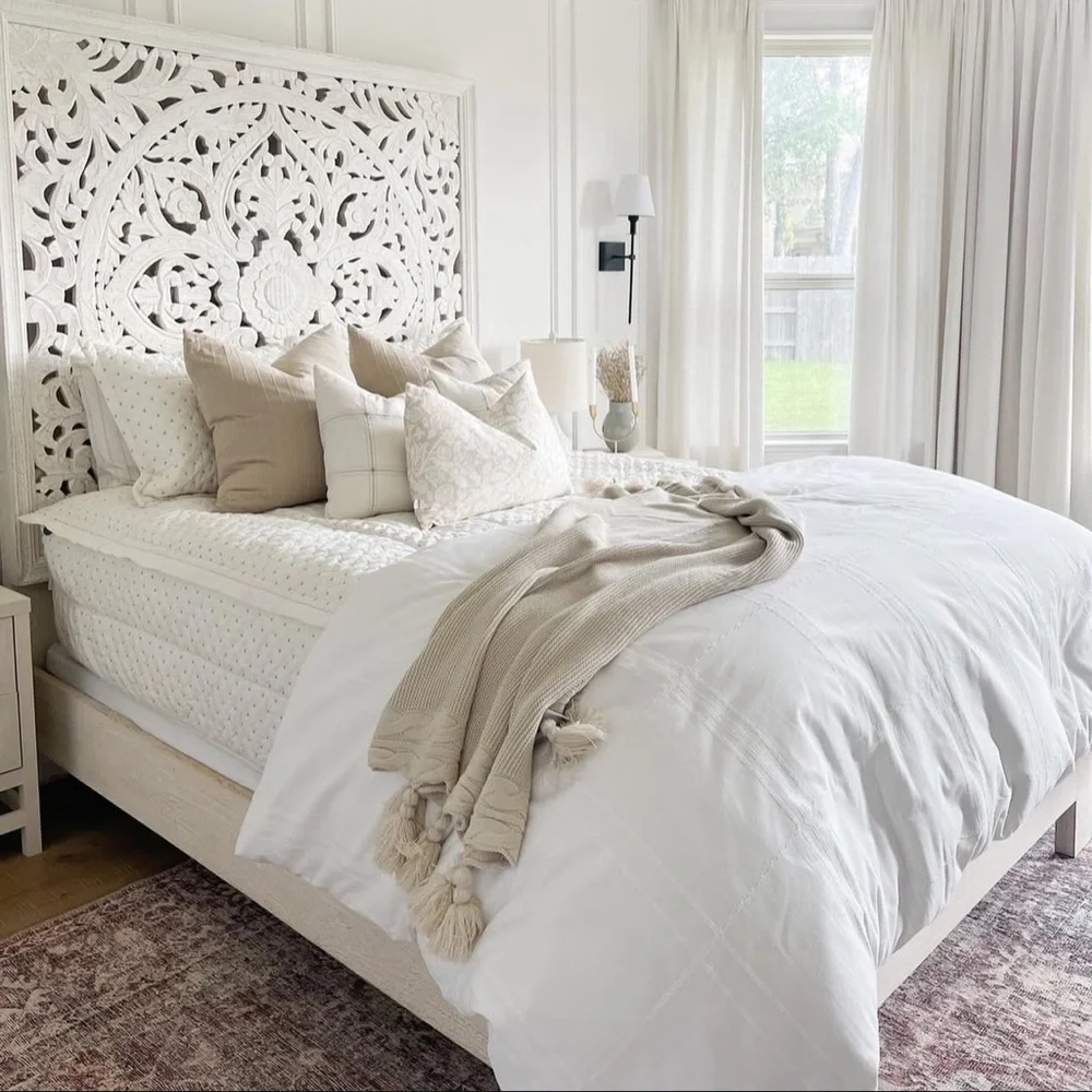 Beddy’s Charleston Queen Duvet Cover | WHITE/OFF WHITE | BRAND NEW WITH TAGS